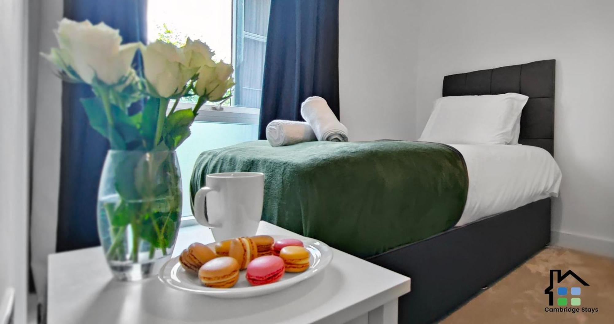 Cambridge Stays Riverside Apart Hotel With 2Br Flats At The City Centre-Parking-Balcony Eksteriør billede