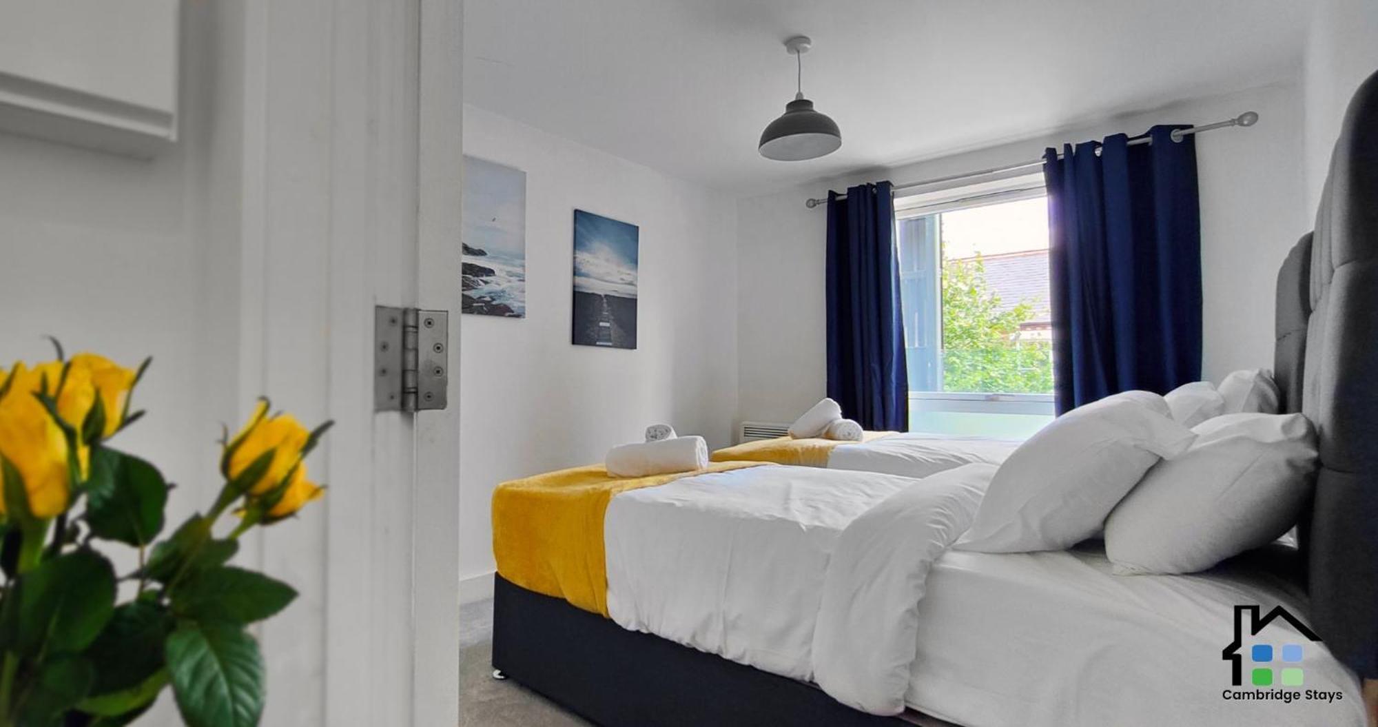 Cambridge Stays Riverside Apart Hotel With 2Br Flats At The City Centre-Parking-Balcony Eksteriør billede