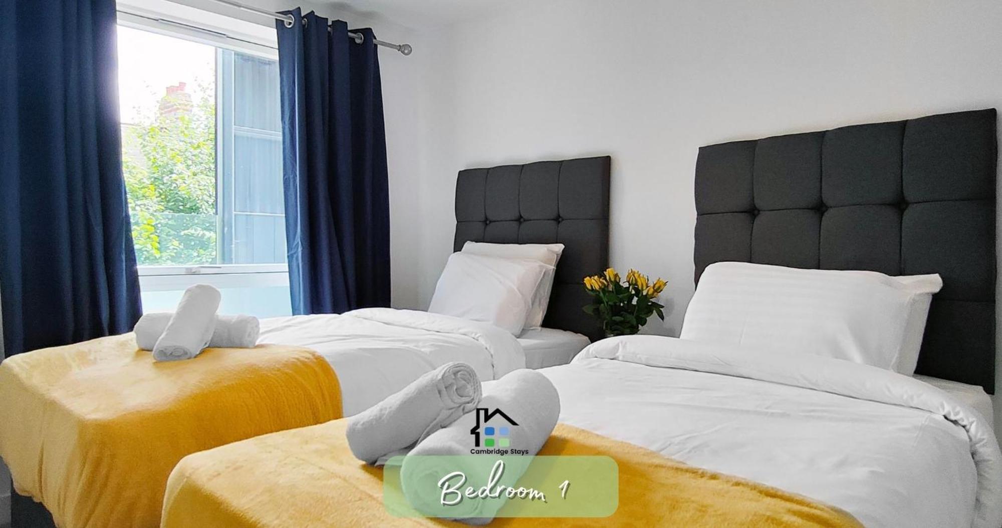 Cambridge Stays Riverside Apart Hotel With 2Br Flats At The City Centre-Parking-Balcony Eksteriør billede